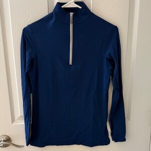 Tailored sportsman Blue Quarter-Zip ice fil sunshirt